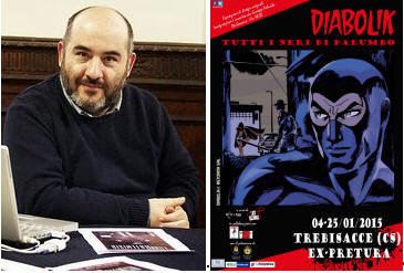 " DIABOLIK, TUTTI I NERI DI PALUMBO " IN MOSTRA A TREBISACCE. L' INCONTRO CON DIABOLIK E CON UNO DEI SUOI DISEGNATORI PIÙ BRAVI E AMATI